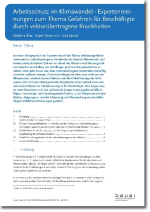 Deckblatt des baua: Fokus "Arbeitsschutz im Klimawandel - Expertenmeinungen zum Thema Gefahren für Beschäftigte durch vektorübertragene Krankheiten"