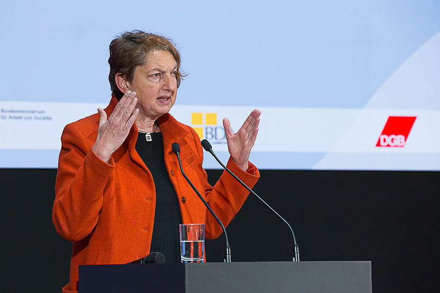  Annelie Buntenbach, member of the senior executive team of the DGB (German Trade Union Confederation)