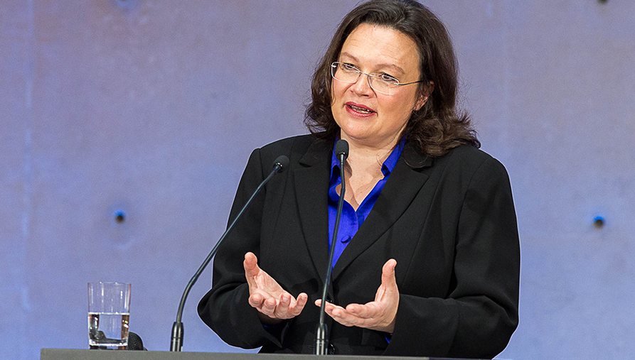  Andrea Nahles, Federal Minister for Labour and Social Affairs